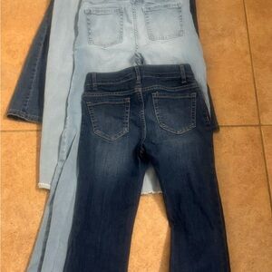 Five pairs of girls size ten jeans